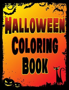 portada Halloween Coloring Book: Jumbo Halloween Coloring Pages (en Inglés)