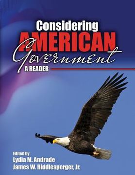 portada Considering American Government: A Reader (en Inglés)