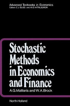 portada stochastic methods in economics and finance (en Inglés)