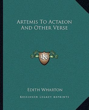 portada artemis to actaeon and other verse