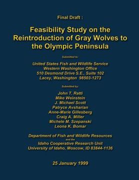 portada Feasibility Study on the Reintroduction of Gray Wolves to the Olympic Peninsula (in English)