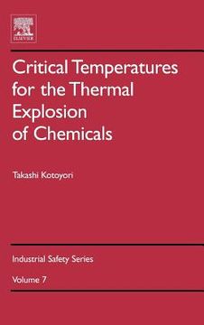 portada Critical Temperatures for the Thermal Explosion of Chemicals 