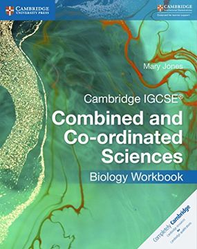 portada Cambridge Igcse® Combined and Co-Ordinated Sciences Biology Workbook (Cambridge International Igcse) (en Inglés)