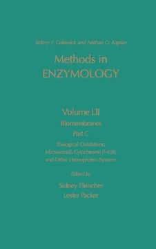 portada Methods in Enzymology, Volume 52: Biomembranes, Part c: Biological Oxidations: Microsomal, Cytochrome P-450, and Other Homoprotein Systems (en Inglés)