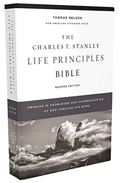 portada Nasb, Charles f. Stanley Life Principles Bible, 2nd Edition, Hardcover, Comfort Print: Holy Bible, new American Standard Bible (en Inglés)