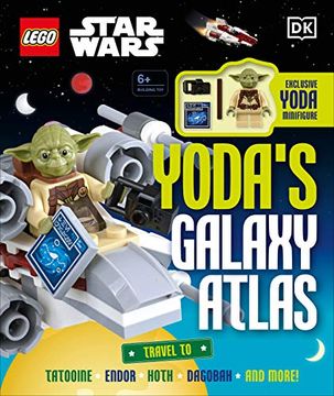 portada Lego Star Wars Yoda'S Galaxy Atlas: With Exclusive Yoda Lego Minifigure 