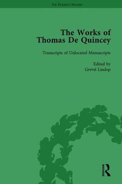The Works of Thomas de Quincey, Part III Vol 21