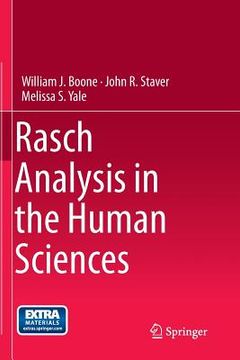 portada Rasch Analysis in the Human Sciences (en Inglés)