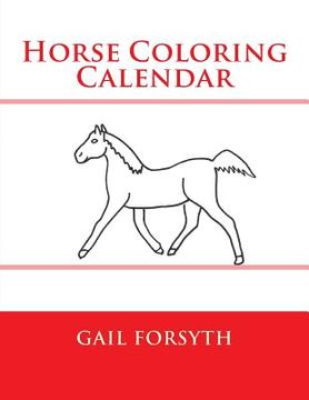 portada Horse Coloring Calendar