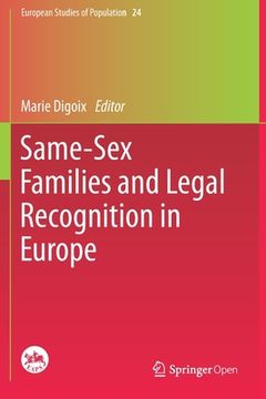 portada Same-Sex Families and Legal Recognition in Europe (en Inglés)