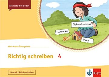 portada Richtig Schreiben 4 Übungsheft Klasse 4 (en Alemán)