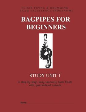 portada Bagpipes for Beginners: Study Unit 1 (en Inglés)