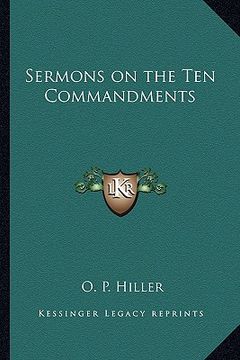 portada sermons on the ten commandments (in English)