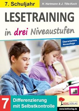 portada Lesetraining in Drei Niveaustufen / Klasse 7 (in German)