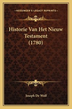 portada Historie Van Het Nieuw Testament (1780)