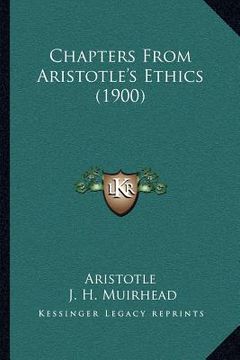 portada chapters from aristotle's ethics (1900) (en Inglés)