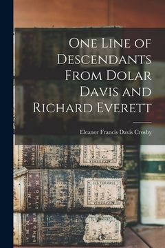portada One Line of Descendants From Dolar Davis and Richard Everett