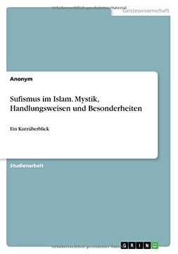 portada Sufismus Im Islam. Mystik, Handlungsweisen Und Besonderheiten (German Edition)