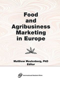 portada food and agribusiness marketing in europe (en Inglés)