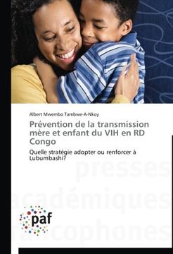 portada Prevention de La Transmission Mere Et Enfant Du Vih En Rd Congo