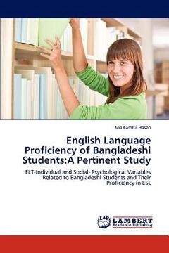 portada english language proficiency of bangladeshi students: a pertinent study (en Inglés)