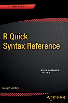 portada R Quick Syntax Reference (en Inglés)