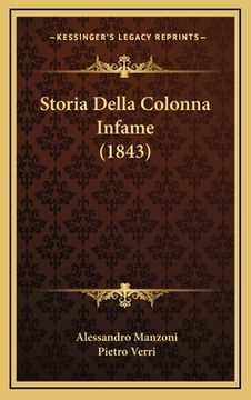 portada Storia Della Colonna Infame (1843)