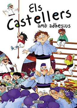portada Els castellers amb adhesius (Contes i tradicions catalanes amb adhesius)