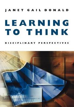 portada learning to think: disciplinary perspectives