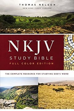 portada Nkjv Study Bible, Hardcover, Full-Color, Comfort Print: The Complete Resource for Studying God's Word (Thomas Nelson) 
