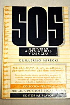 portada SOS: El libro de las abbreviaturas y las siglas