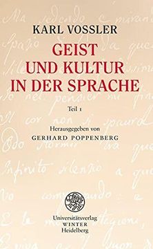 portada Geist und Kultur in der Sprache / Teil 1 (Seite 1 bis 118 im Originalmanuskript) (en Alemán)