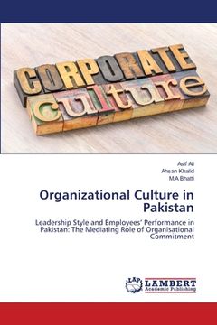 portada Organizational Culture in Pakistan (en Inglés)
