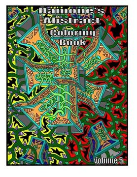 portada Damones abstract coloring book 5: adult coloring book: Volume 5