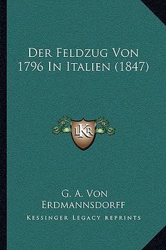 portada Der Feldzug Von 1796 In Italien (1847) (en Alemán)