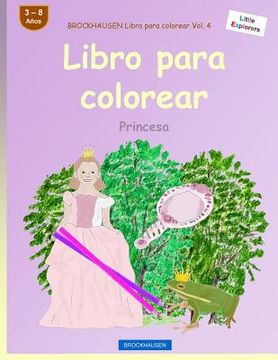 portada BROCKHAUSEN Libro para colorear Vol. 4 - Libro para colorear: Princesa