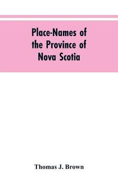 portada Place-names of the province of Nova Scotia