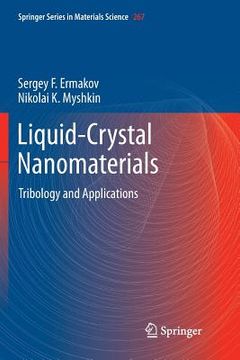 portada Liquid-Crystal Nanomaterials: Tribology and Applications (en Inglés)