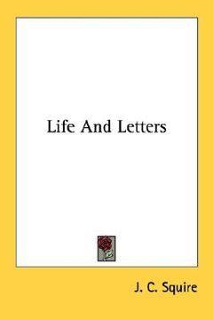 portada life and letters (en Inglés)