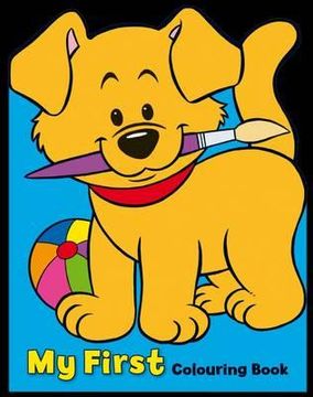 portada my first copy colouring book - puppy: simple outlines for young children to copy the colors - for ages 3 and up. (en Inglés)