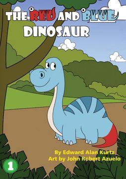 portada The Red And Blue Dinosaur (en Inglés)