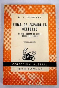 portada Vidas de españoles célebres: El Cid, Guzmán el Bueno, Roger de Lauria