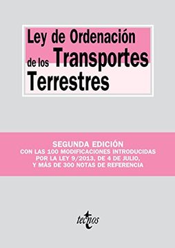 portada Ley de Ordenacion de los Transportes Terrestres (2º e. ) (in Spanish)