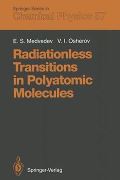 portada radiationless transitions in polyatomic molecules (en Inglés)
