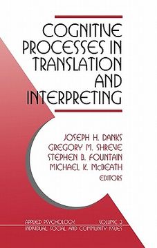portada cognitive processes in translation and interpreting (in English)