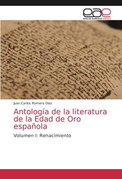 portada Antología de la Literatura de la Edad de oro Española: Volumen i: Renacimiento