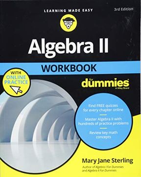 portada Algebra ii Workbook for Dummies 