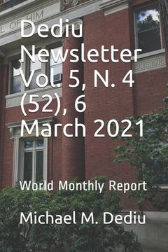 portada Dediu Newsletter Vol. 5, N. 4 (52), 6 March 2021: World Monthly Report (in English)