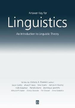 portada linguistics, answer key for linguistics: an introduction to linguistic theory (en Inglés)