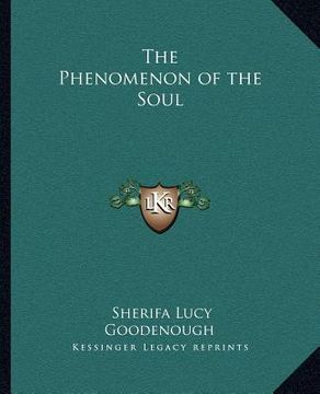 portada the phenomenon of the soul (en Inglés)